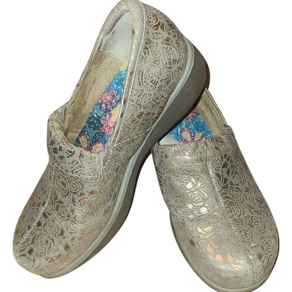 Grey's Anatomy Softwalk‎ Shoes Gold & beige bronze Medical Nurse Shiny